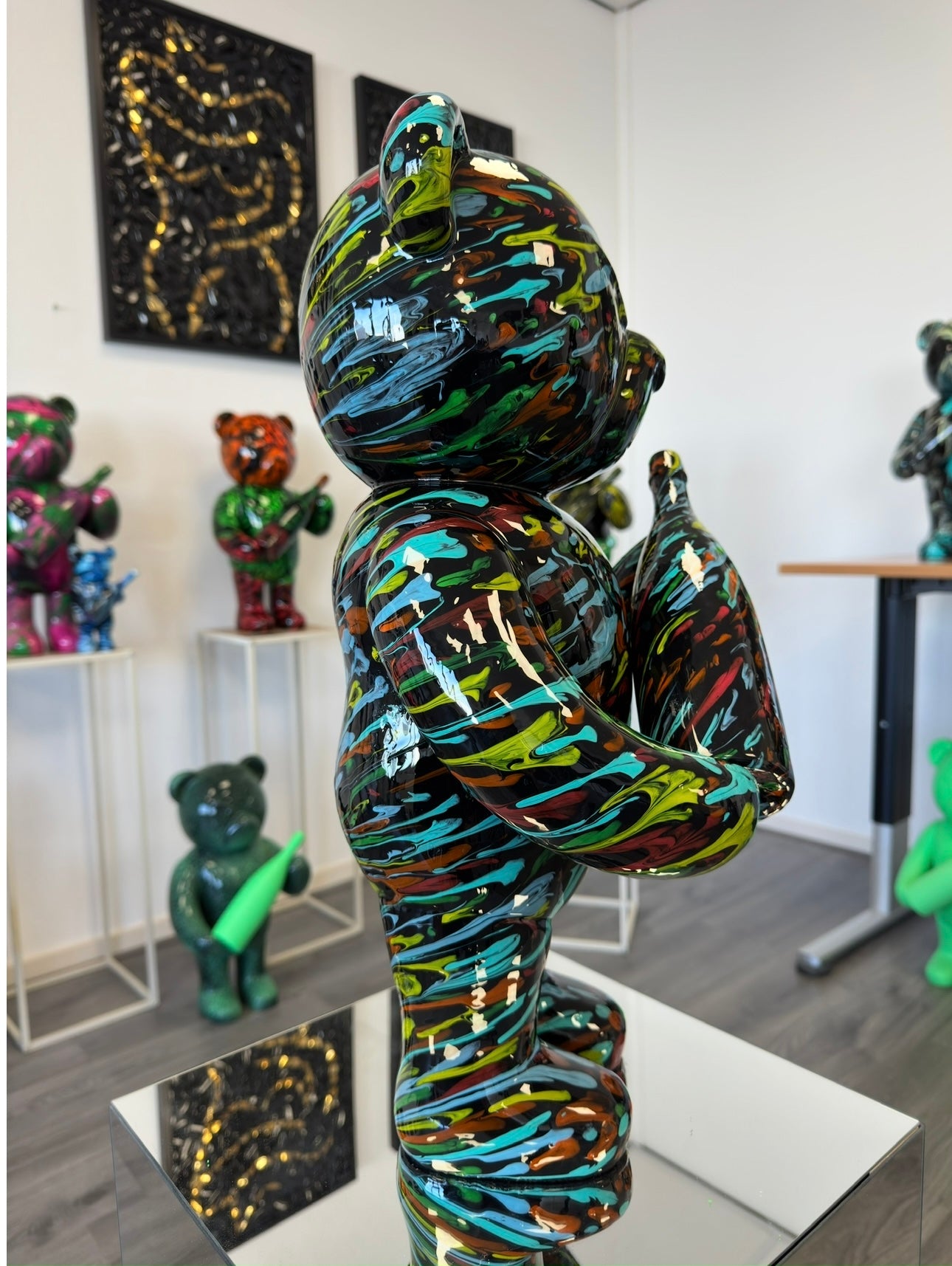 Champagne Bear Batik