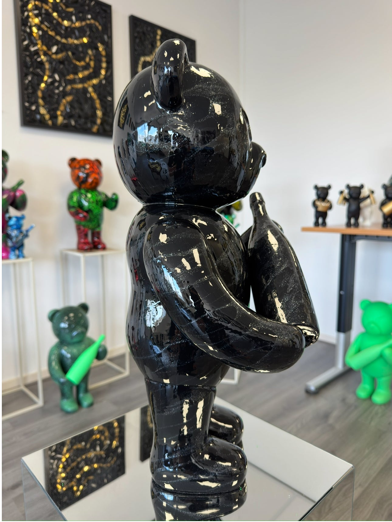 Champagne Bear Obsidian