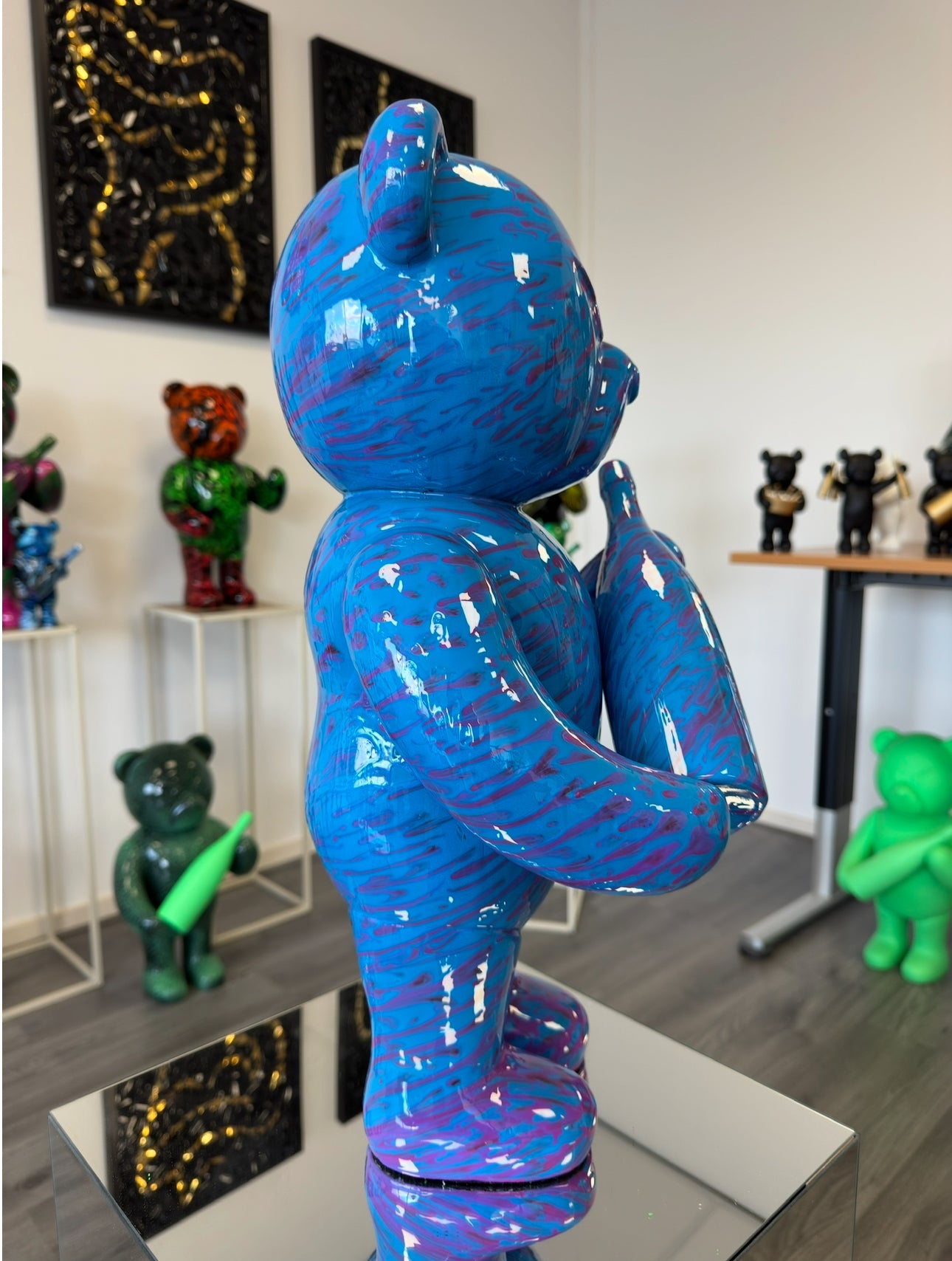 Champagne Bear Pink Pony