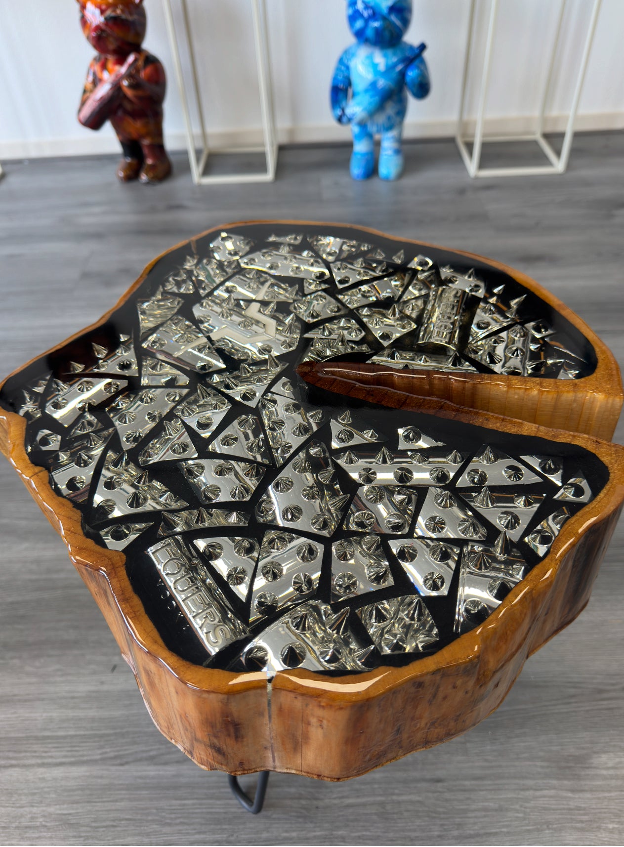 The Louers vodka coffee table