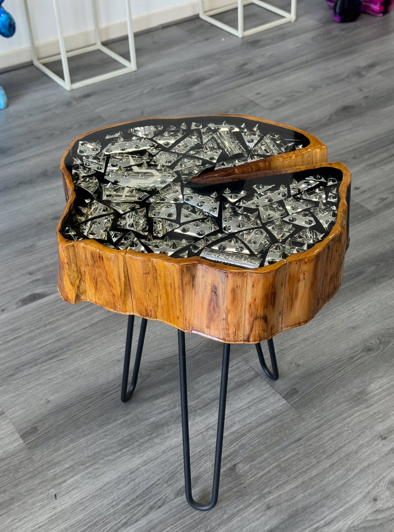 The Louers vodka coffee table