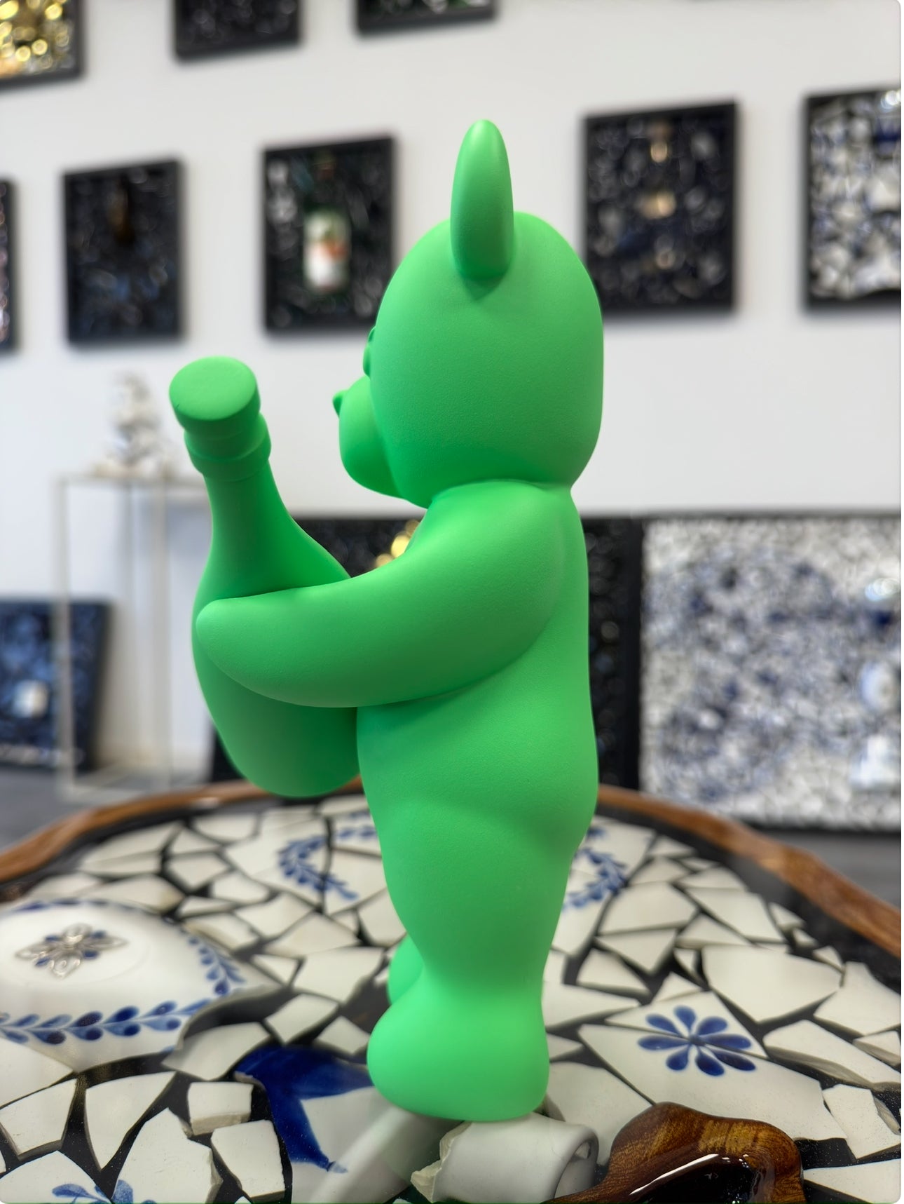 Champagne Bear (Green)