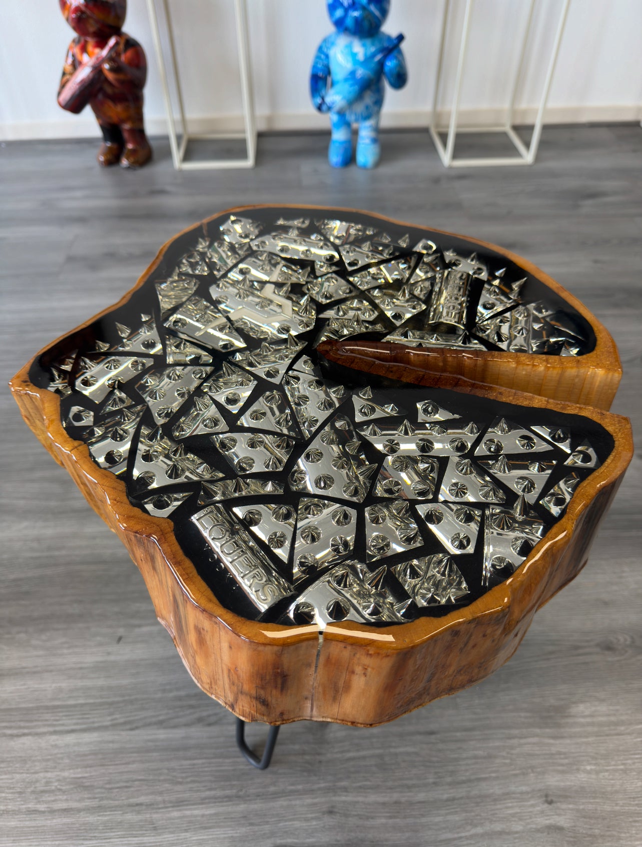 The Louers vodka coffee table