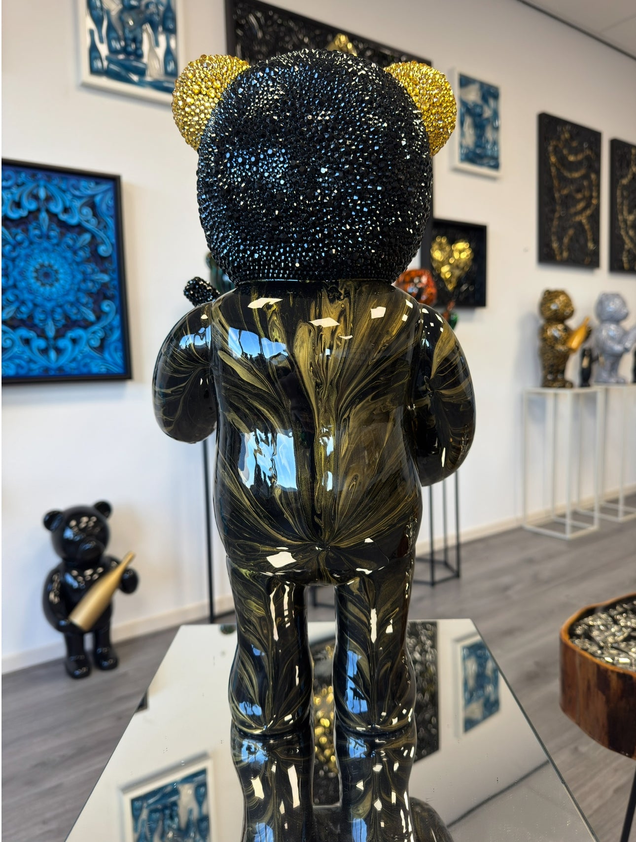 Champagne Bear Crystal