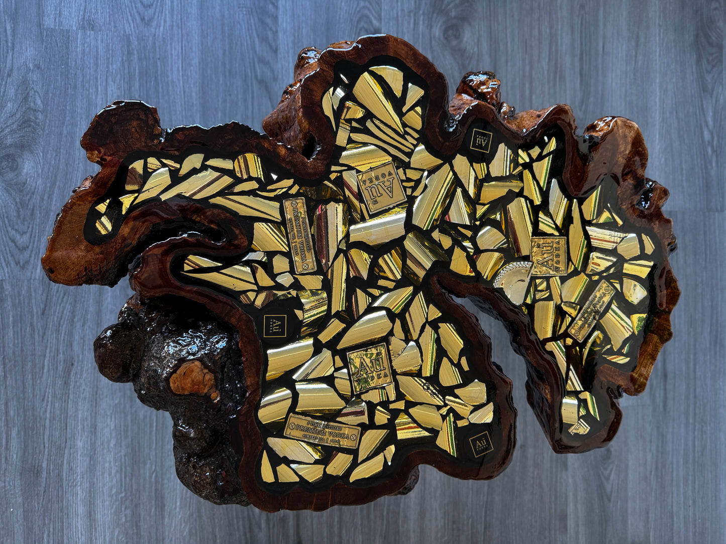 The AU vodka coffee table