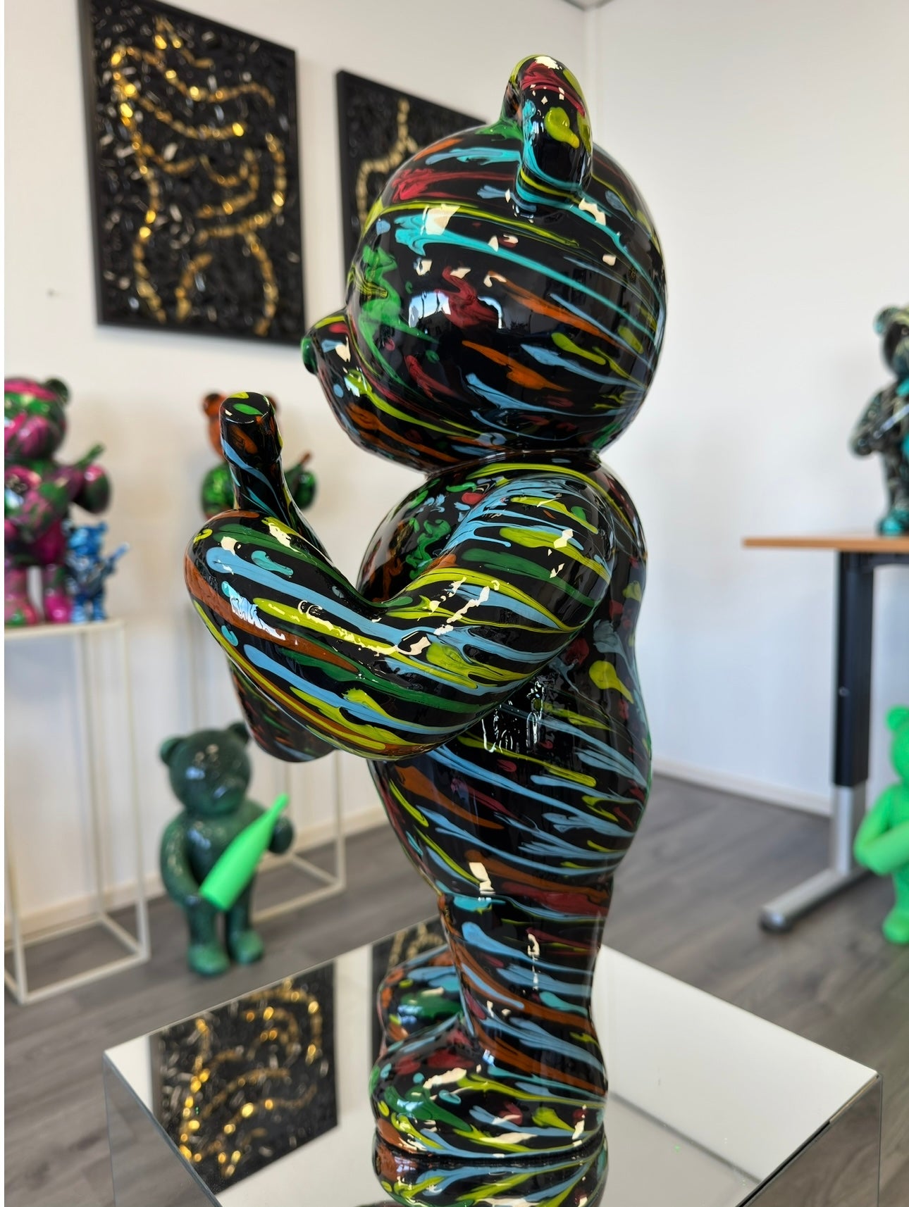 Champagne Bear Batik