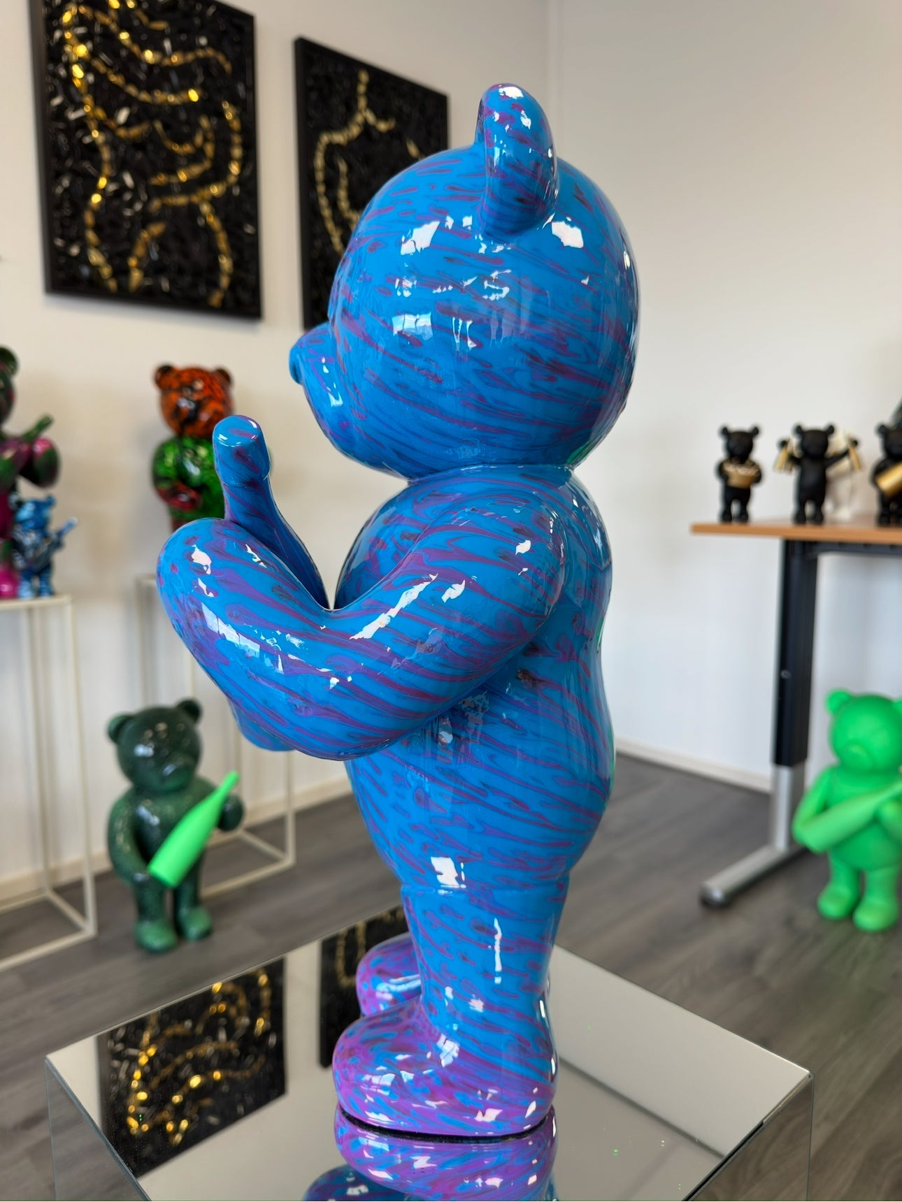 Champagne Bear Pink Pony