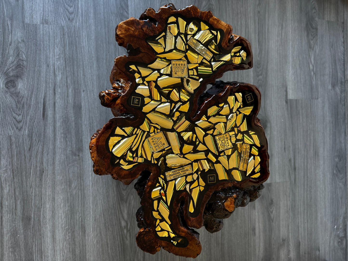 The AU vodka coffee table