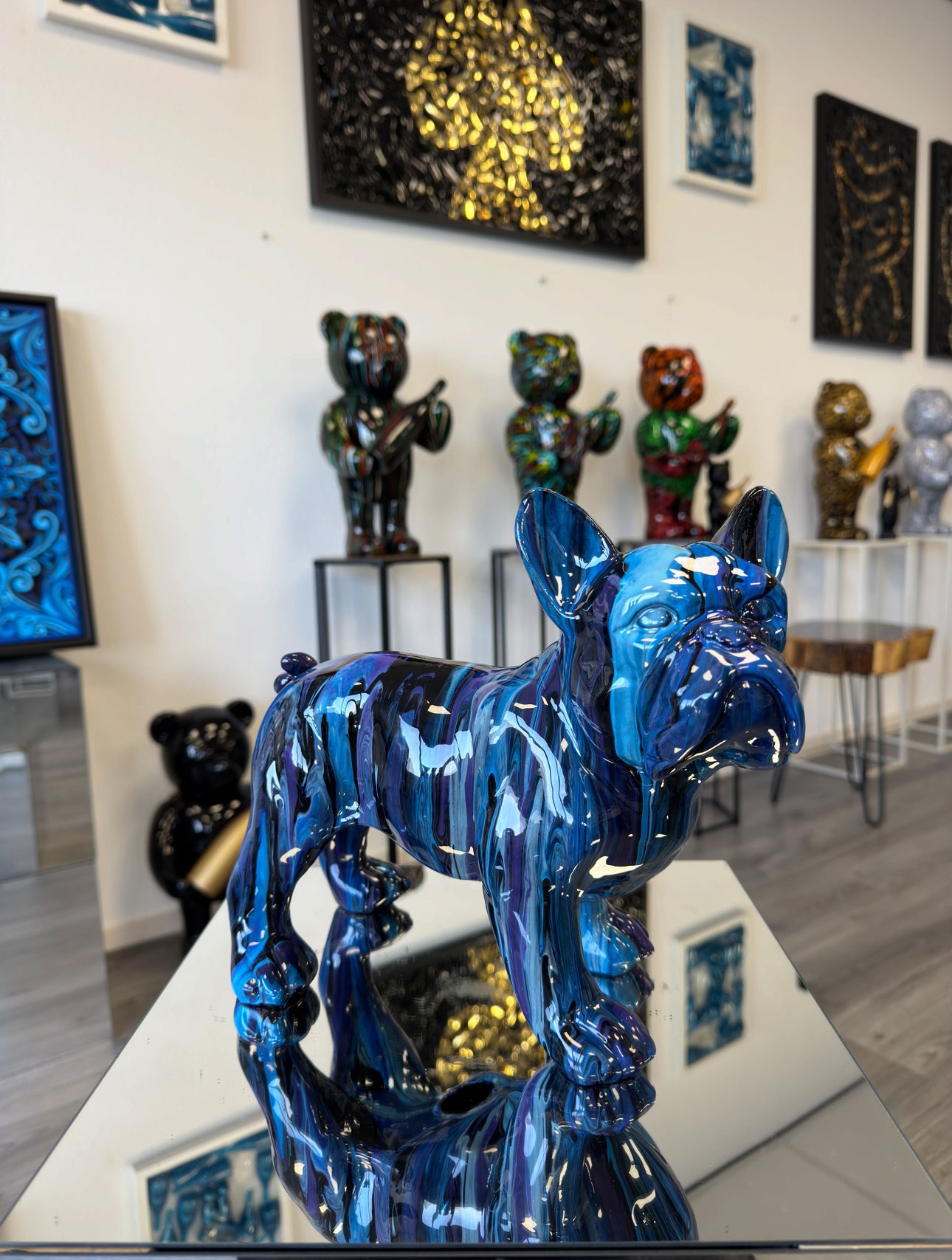 Sapphire French bulldog