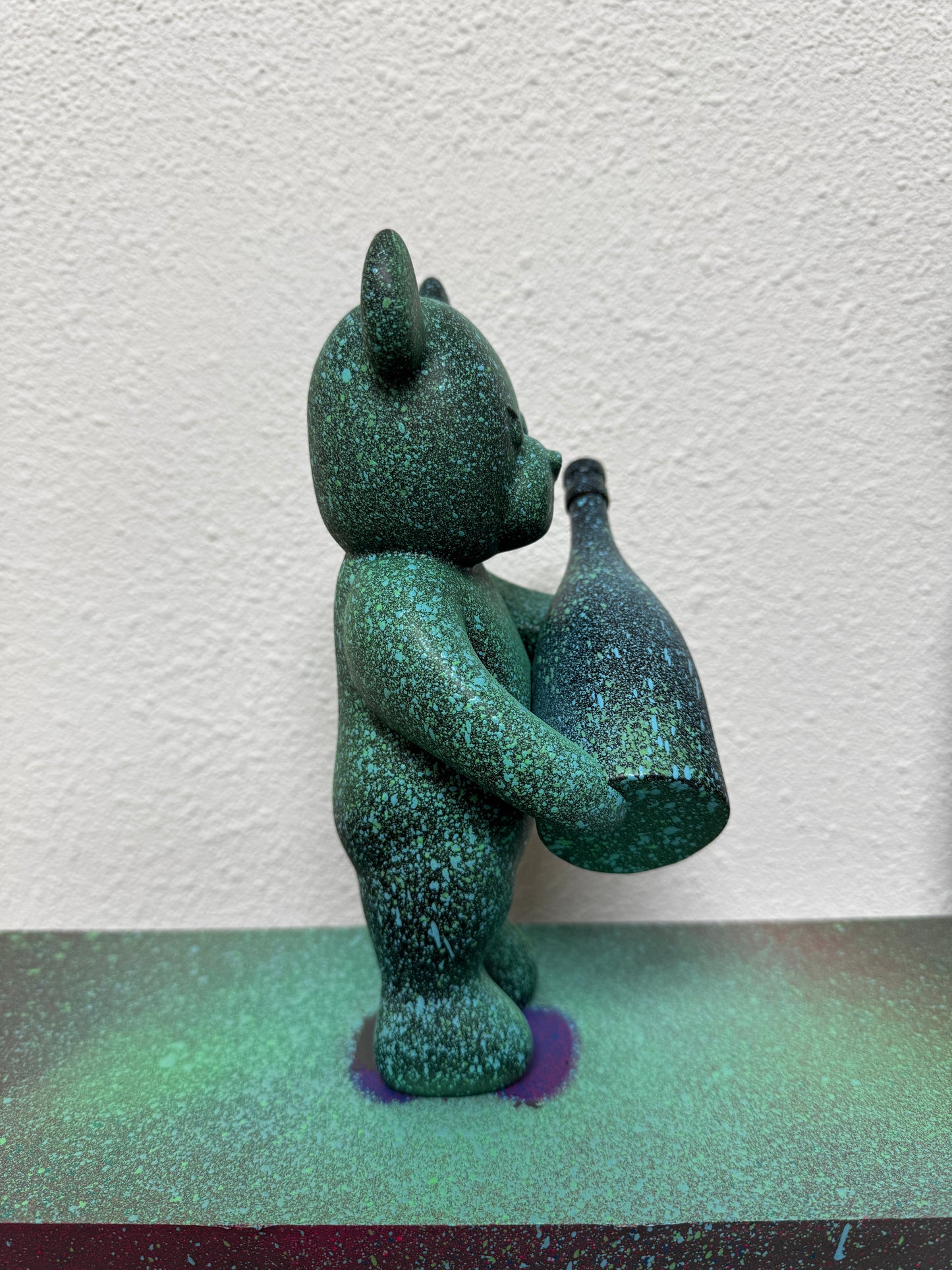 Champgne Bear Aurora Borealis