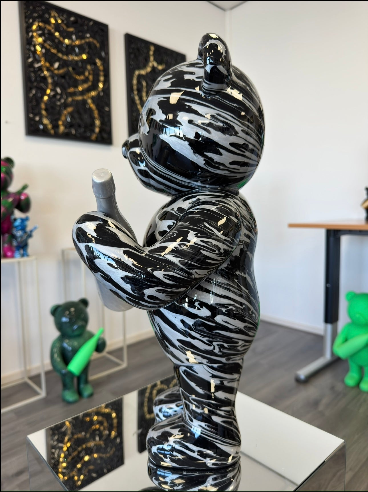 Champagne Bear Silver