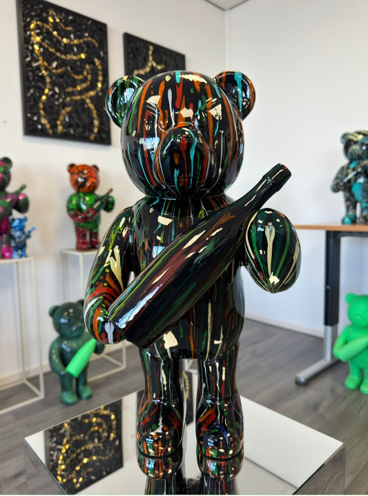 Champagne Bear Stripes