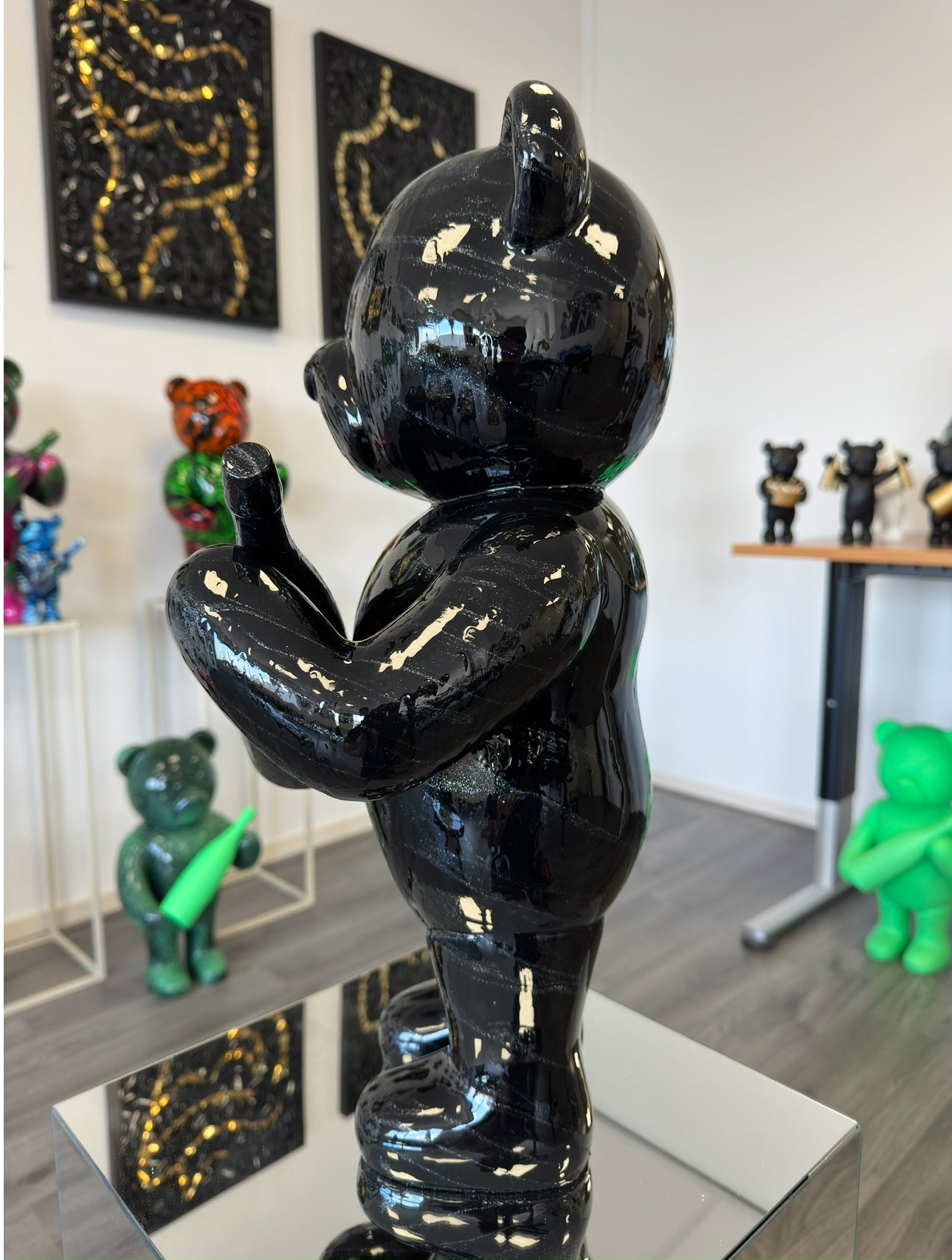 Champagne Bear Obsidian