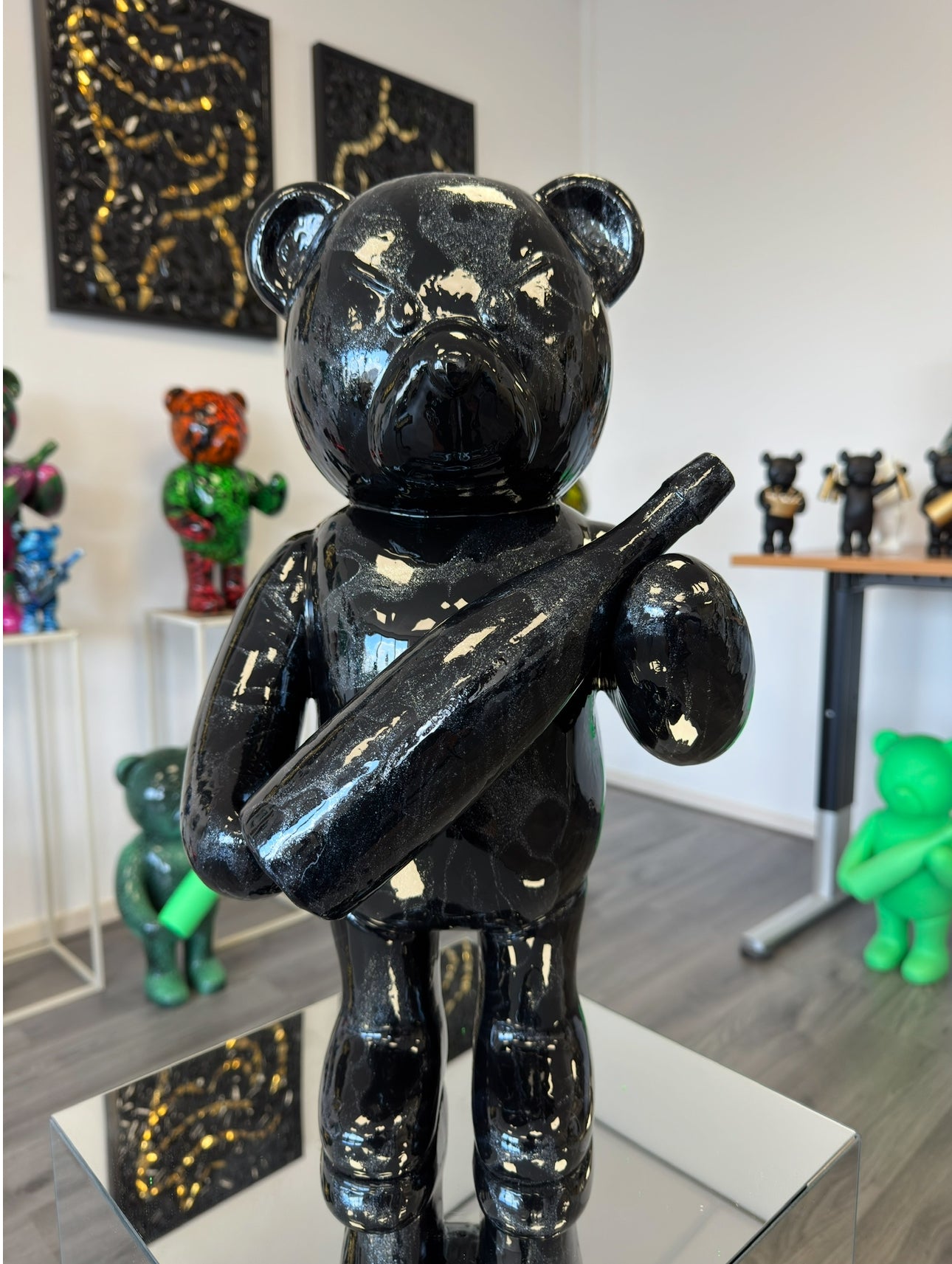 Champagne Bear Obsidian