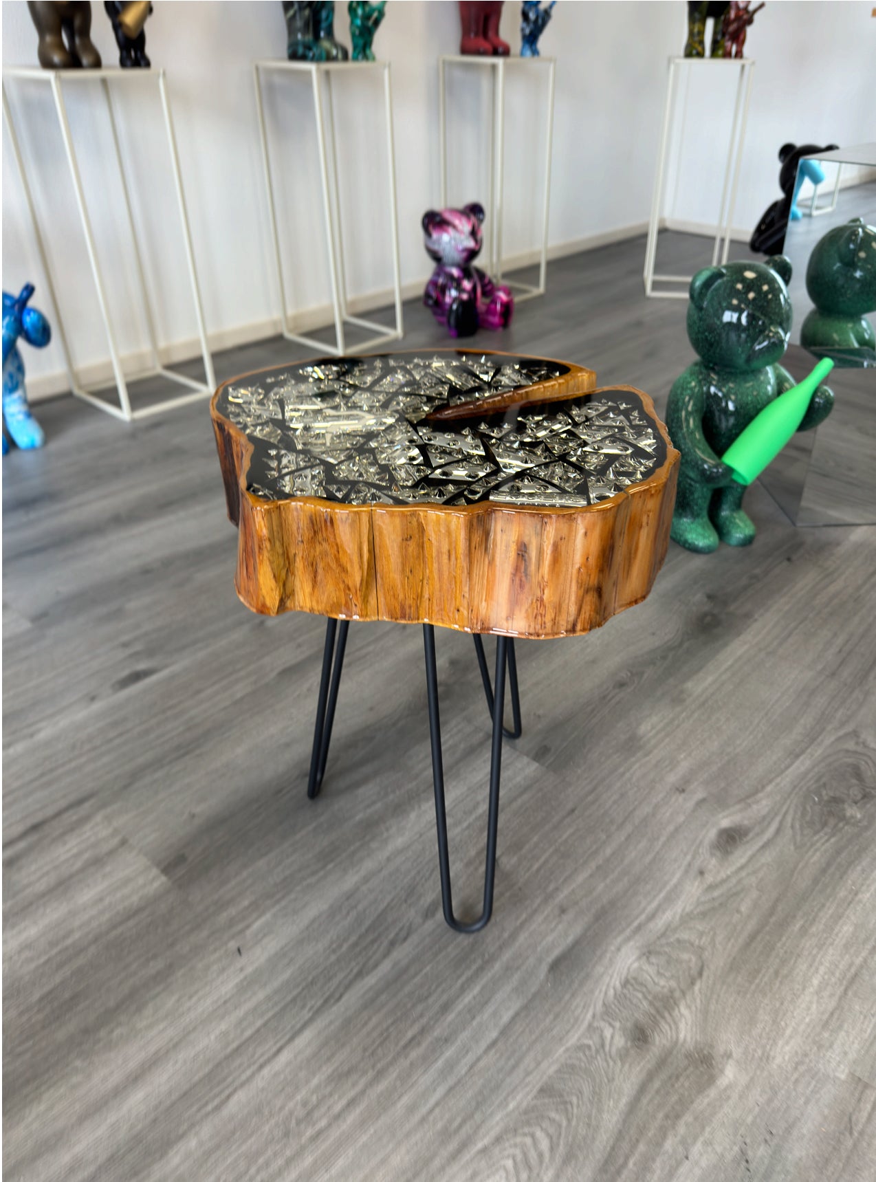 The Louers vodka coffee table