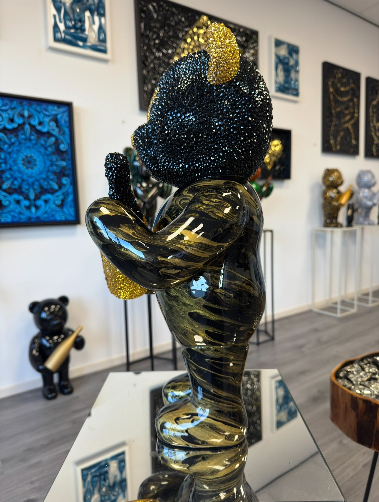 Champagne Bear Crystal