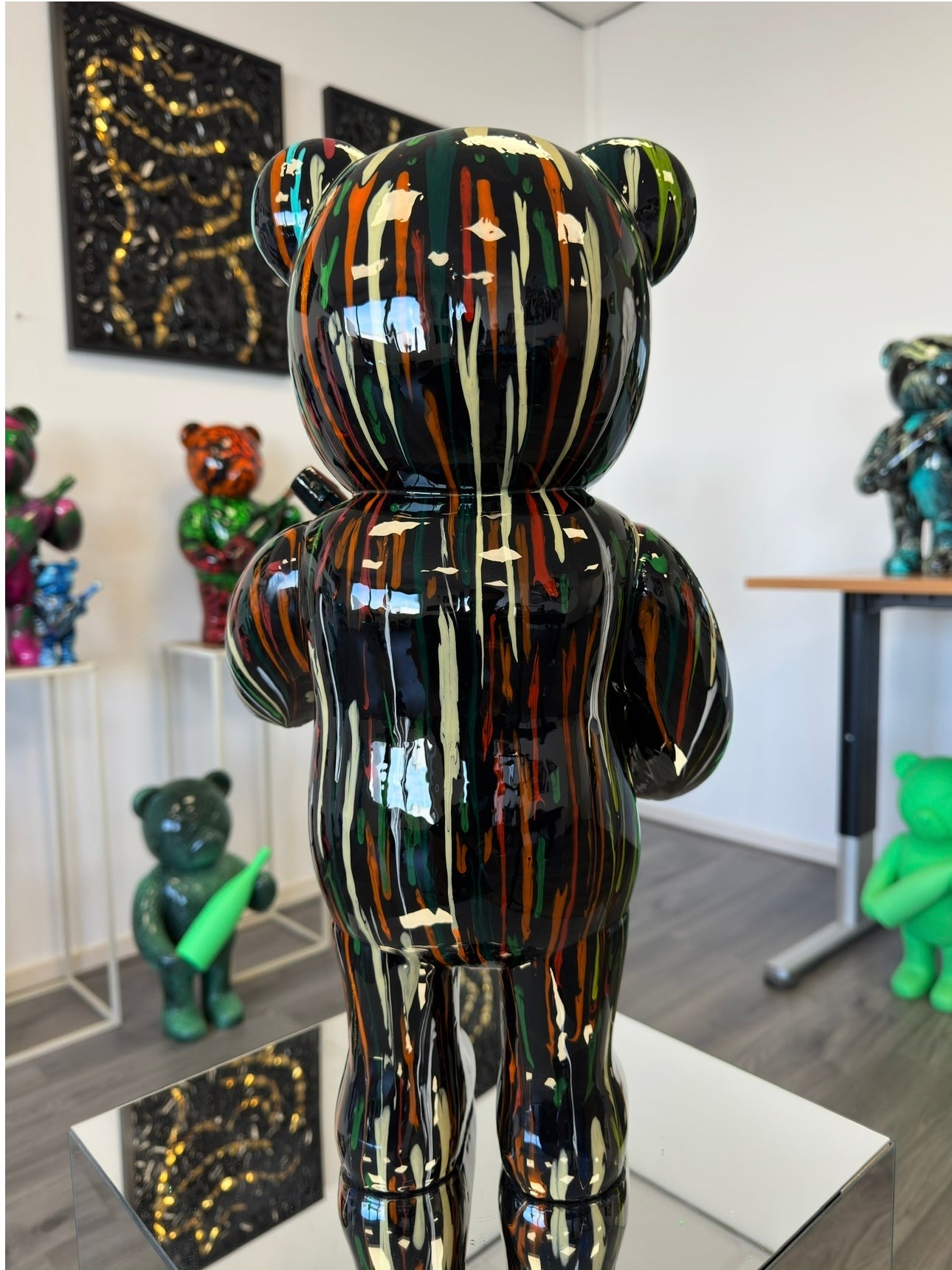 Champagne Bear Stripes